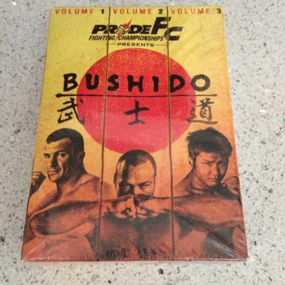 Bushido Volume 1 Pride FC Boxed DVD Set- Sealed- 3 DVDS